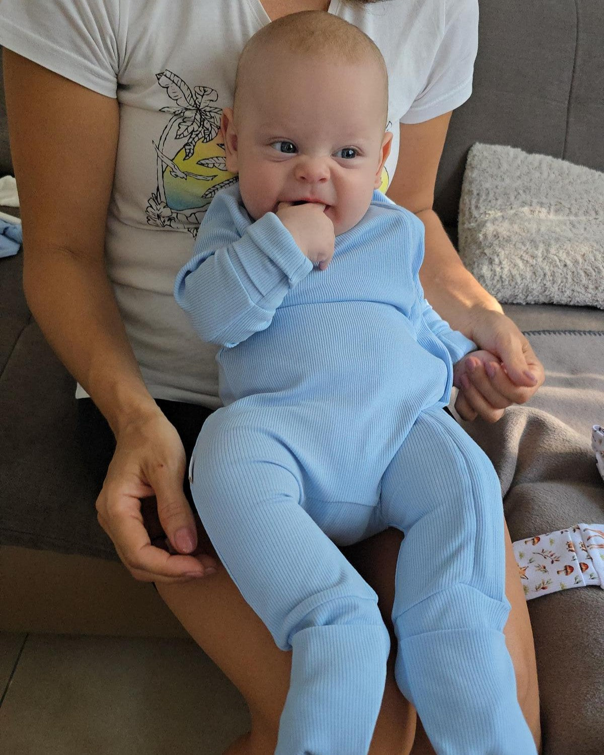 ROMPER - BABY BLUE