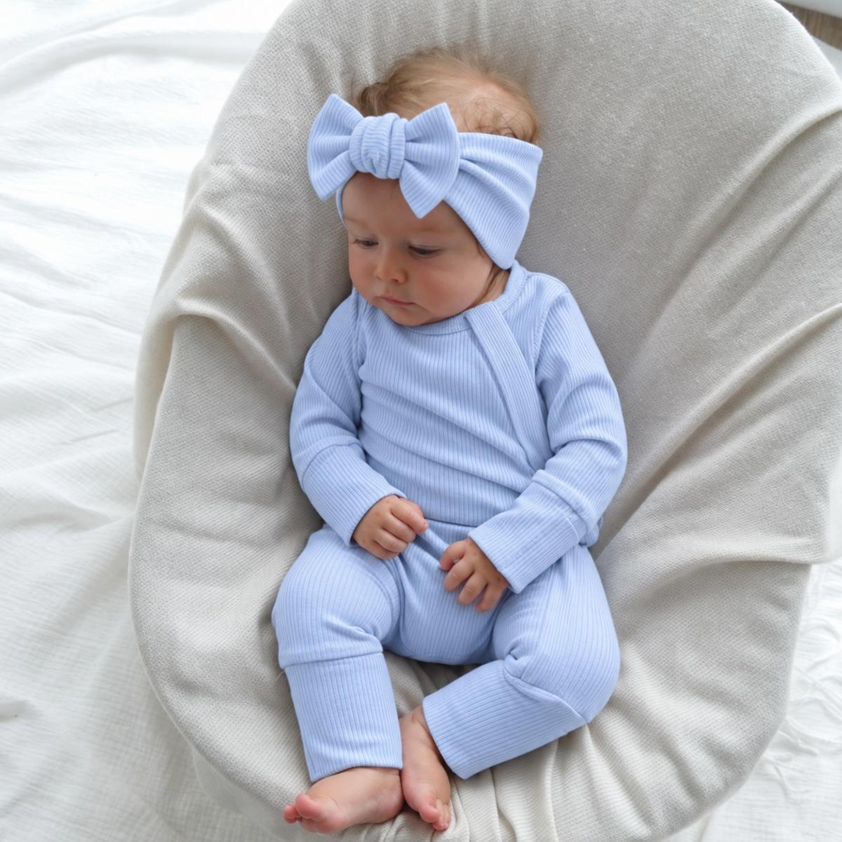 ROMPER, BEANIE & HAARBAND SET