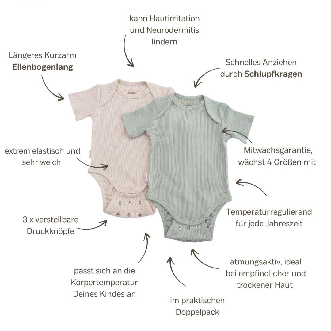 BODY SET OF 2 - OLIVE & BEIGE