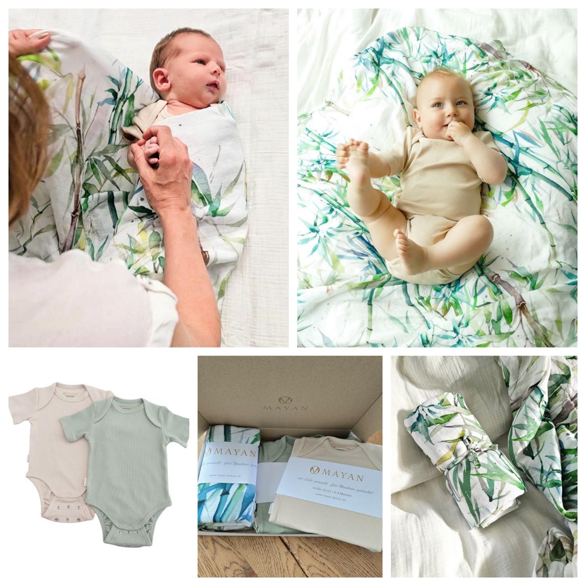 SUMMER SET (2 x body`s & muslin blanket)