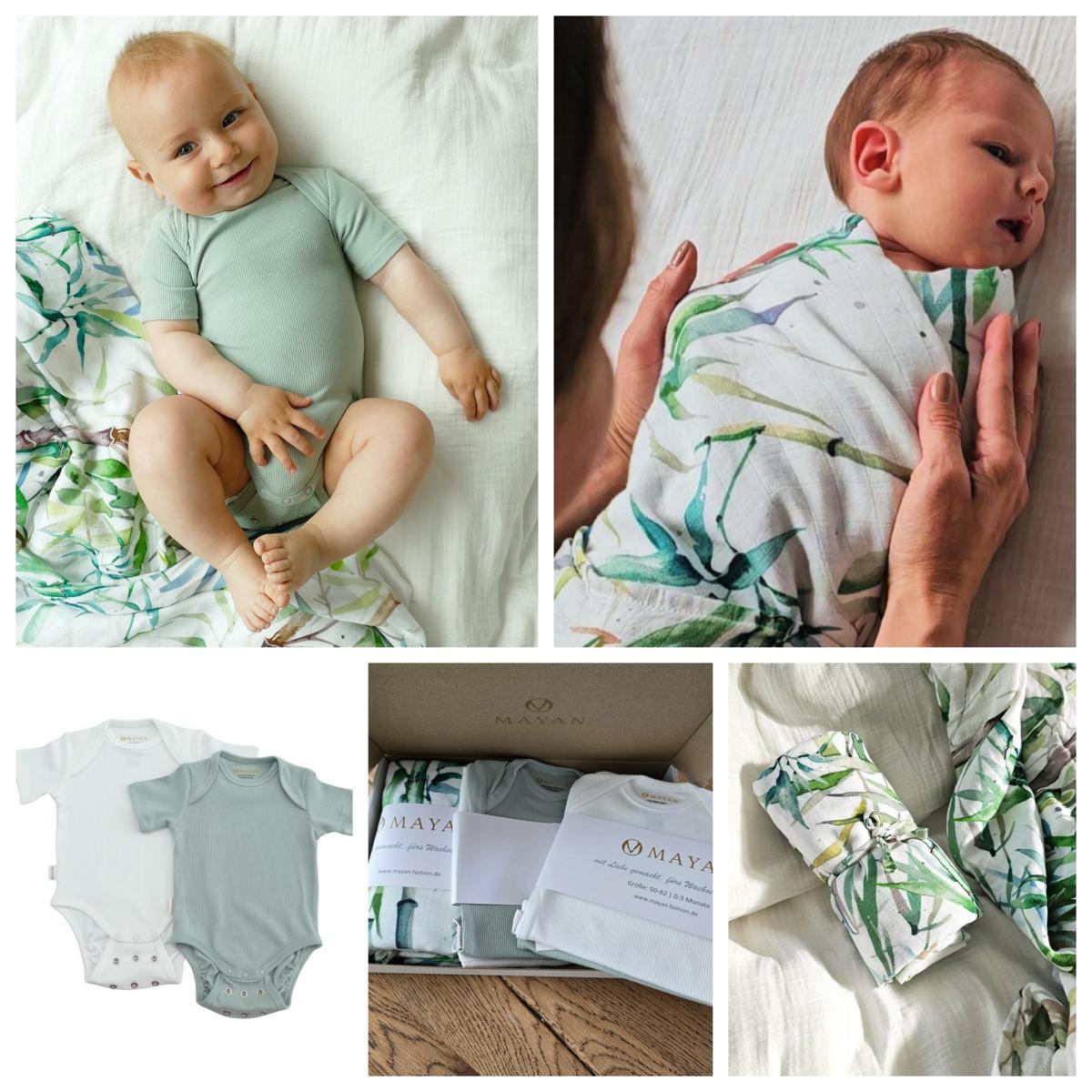 SUMMER SET (2 x body`s & muslin blanket)