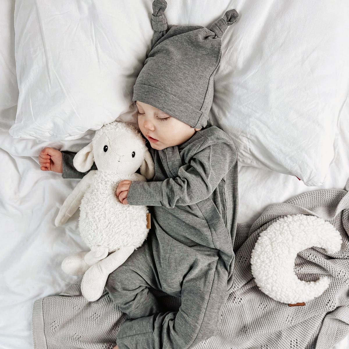 ROMPER & BEANIE GIFT SET - GREY