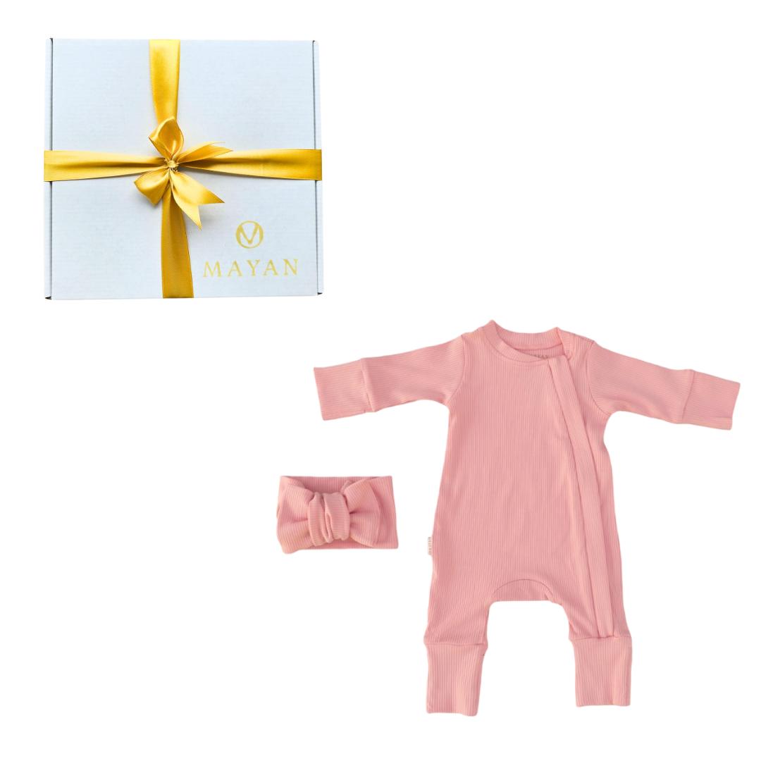 ROMPER & HAARBAND GESCHENKSET - MELONE