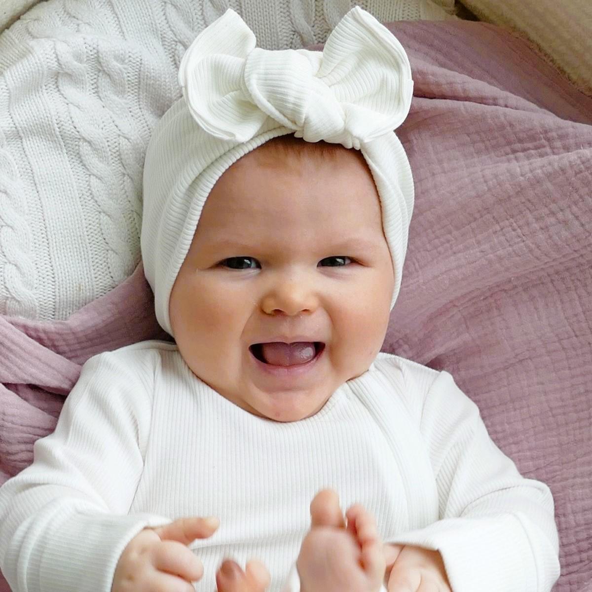 ROMPER & HEADBAND GIFT SET - WHITE