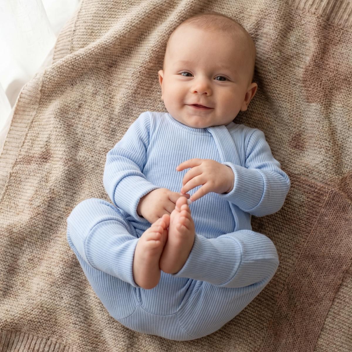 ROMPER - BABYBLAU (Lieferung ab KW27)