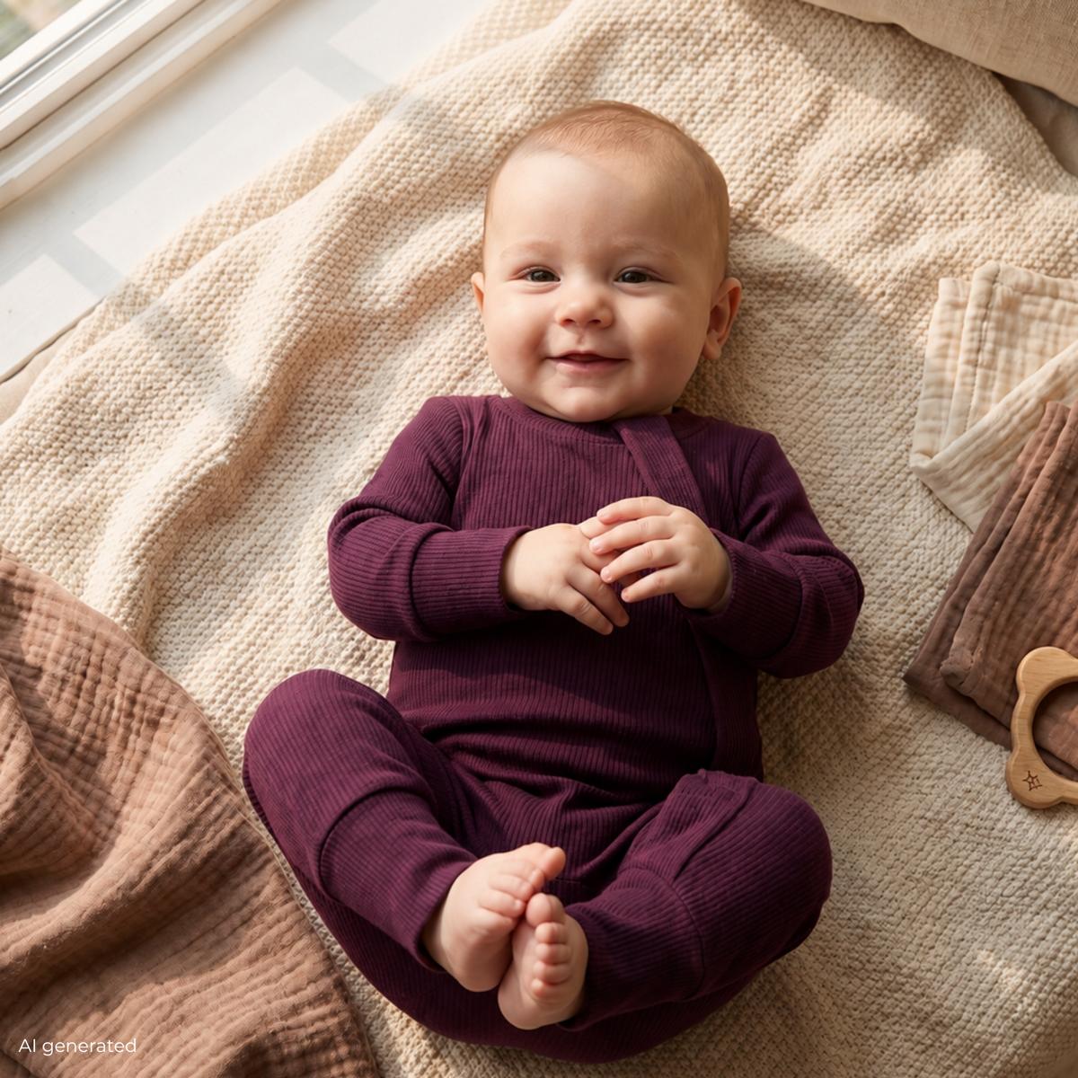 ROMPER - AUBERGINE (Lieferung ab KW37)