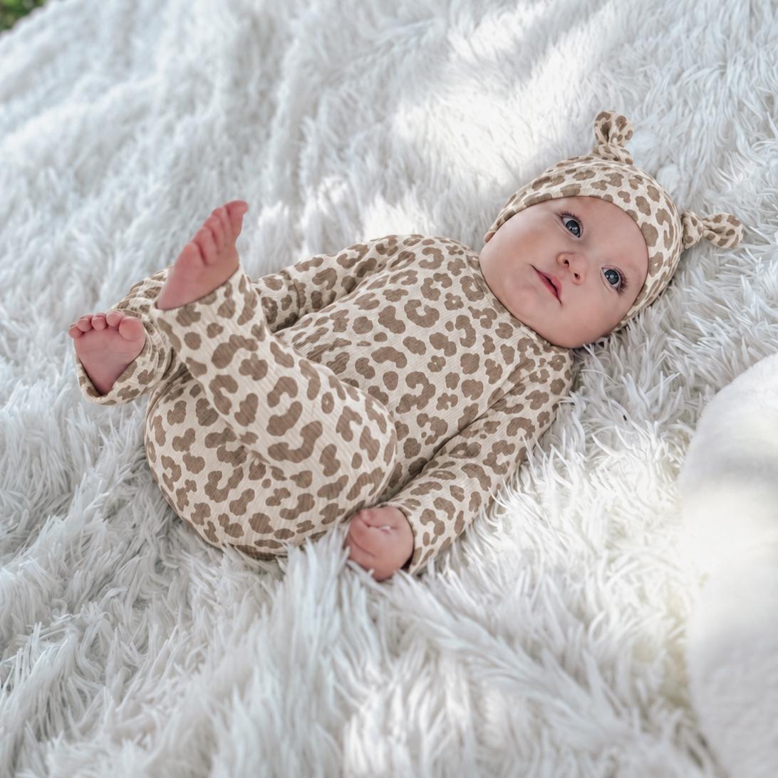 ROMPER, BEANIE & HAARBAND SET